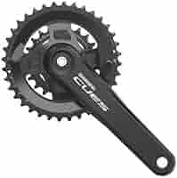 SHIMANO CUES U4010 クランクセット 46-30T 中空軸付 シマノ SHIMANO FC-U4010-2 2-PCS (左差込タイプ) LINKGLIDE9